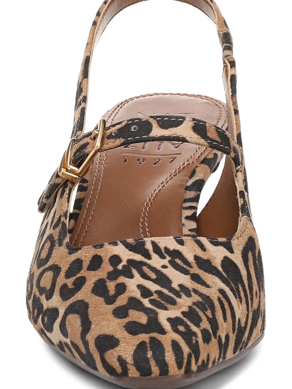 Naturalizer Leopard-Print Slingback Mary Jane Kitten Heel in Tan and Black - Picture 4 of 7